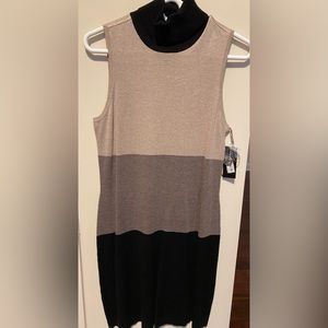 INC knit turtle neck dress new with tags, large.